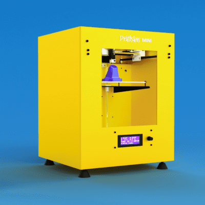 pratham mini 3d printer with small sample