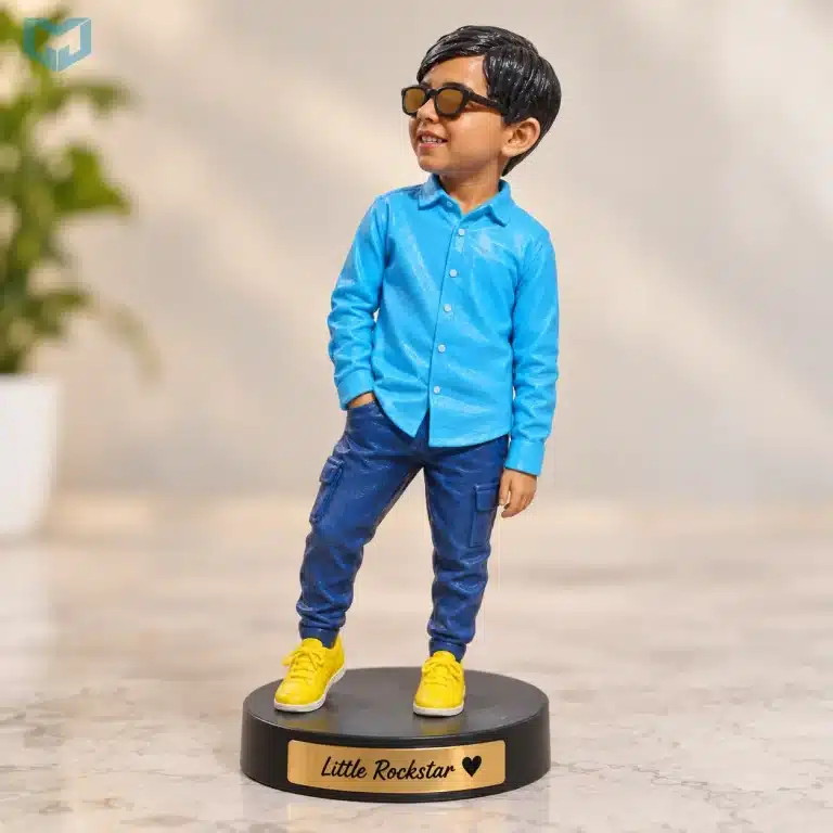 Customised 3D miniature from photo by Make3D