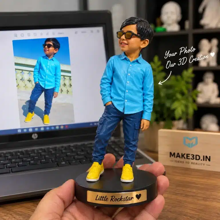 Customised 3D miniature from photo by Make3D