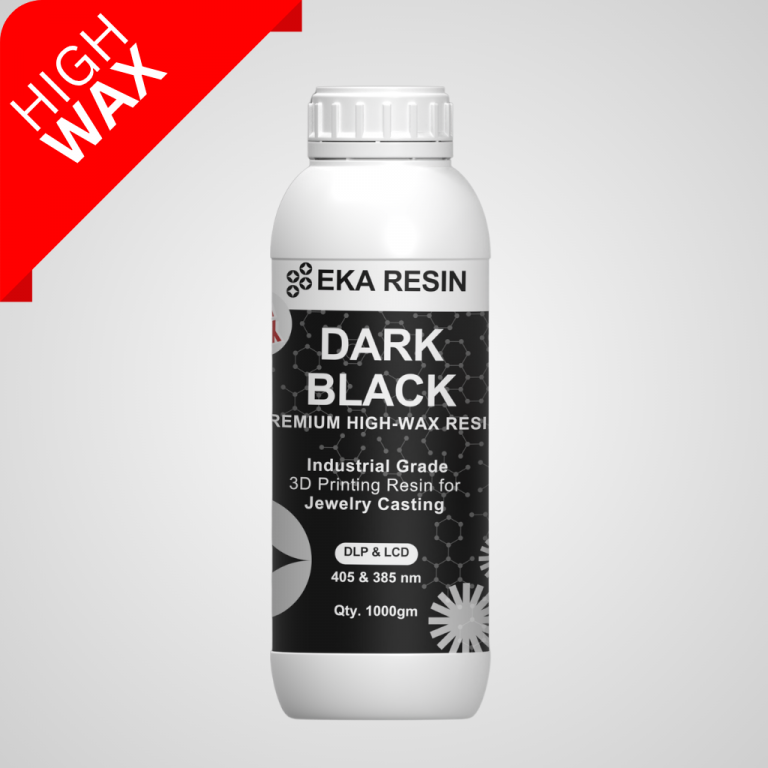 EKA Dark Black High Wax Castable Resin 1kg