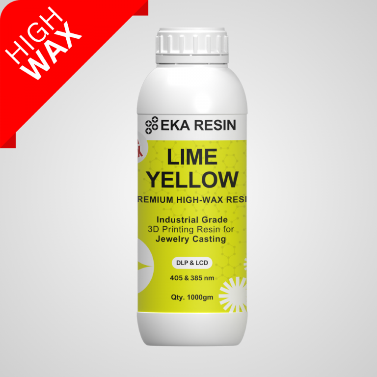 EKA Lime Yellow High Wax Castable Resin 1kg