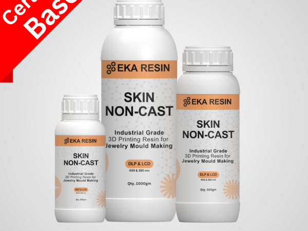 EKA Skin – Non-Castable Resin for Jewelry 3D Printing & Mold Making Ceramic Base