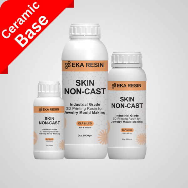 EKA Skin – Non-Castable Resin for Jewelry 3D Printing & Mold Making Ceramic Base