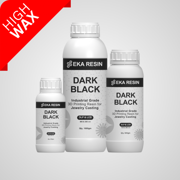 EKA DARK BLACK RESIN high wax