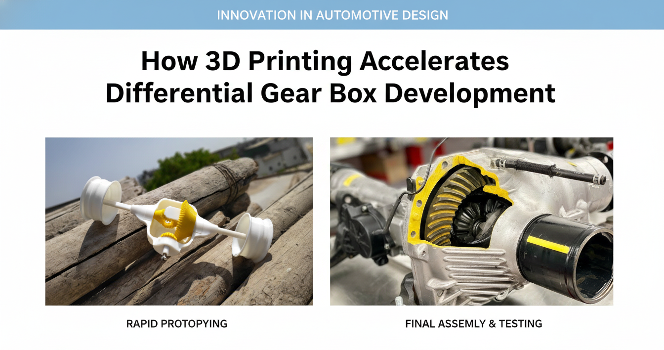 3D Printing for Differential Gearbox Development