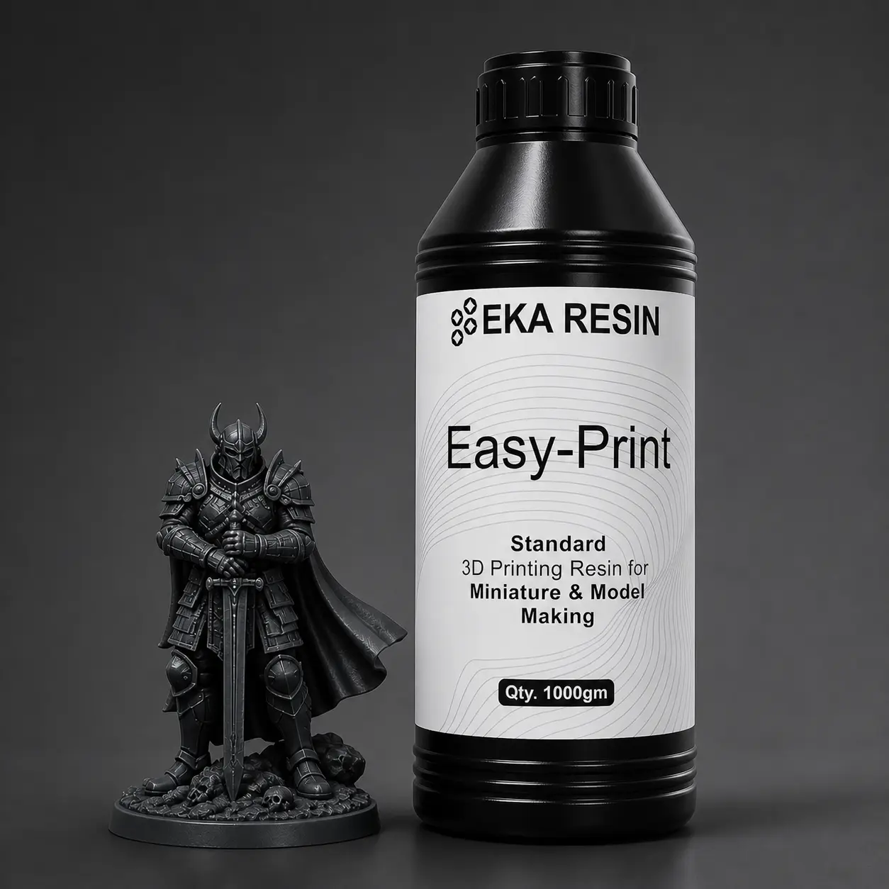 EKA Easy Print Standard 3D Printing Resin Dark Gray