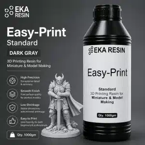 EKA Easy Print Standard 3D Printing Resin Dark Gray