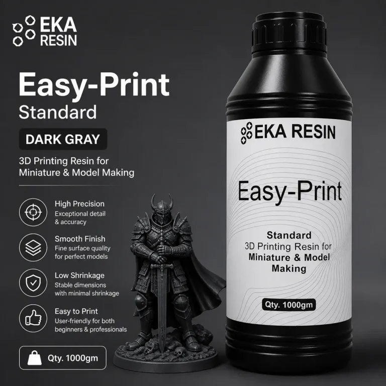 EKA Easy Print Standard 3D Printing Resin Dark Gray