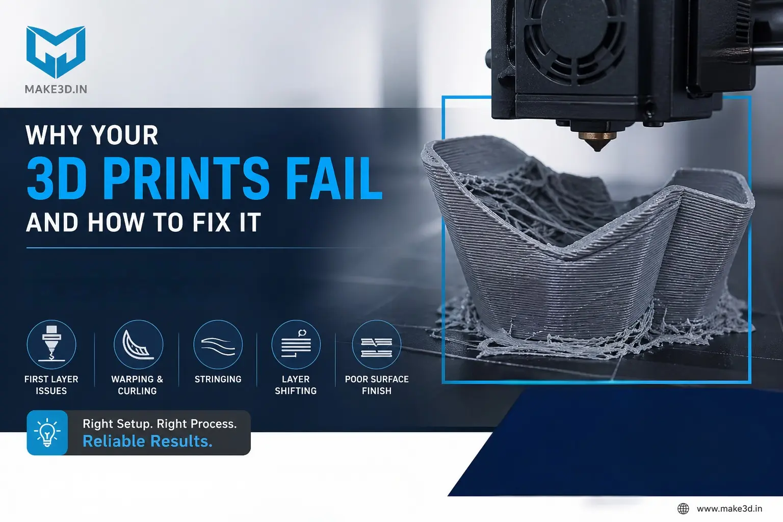 Why 3D Prints Fail and How to Fix Them