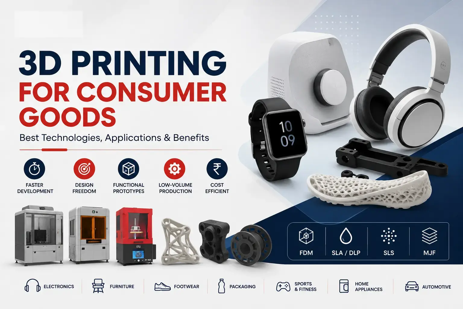 Best 3D Printing Techniques for Consumer Goods