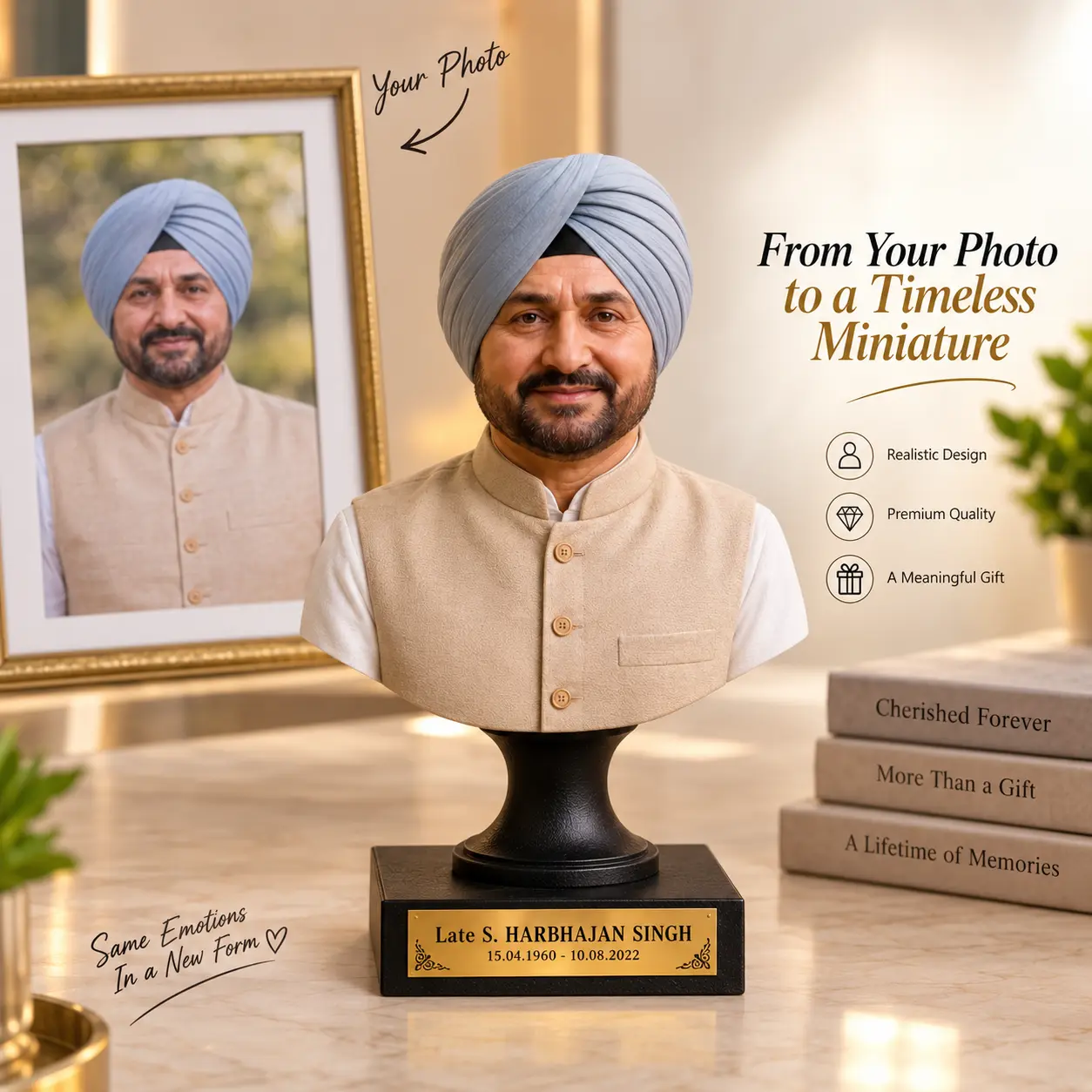 Solo Half Body 3D Miniature