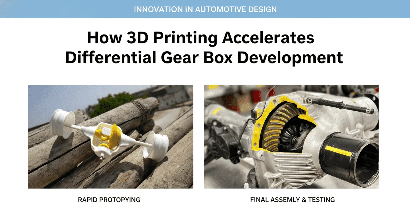 3D Printing for Differential Gearbox Development