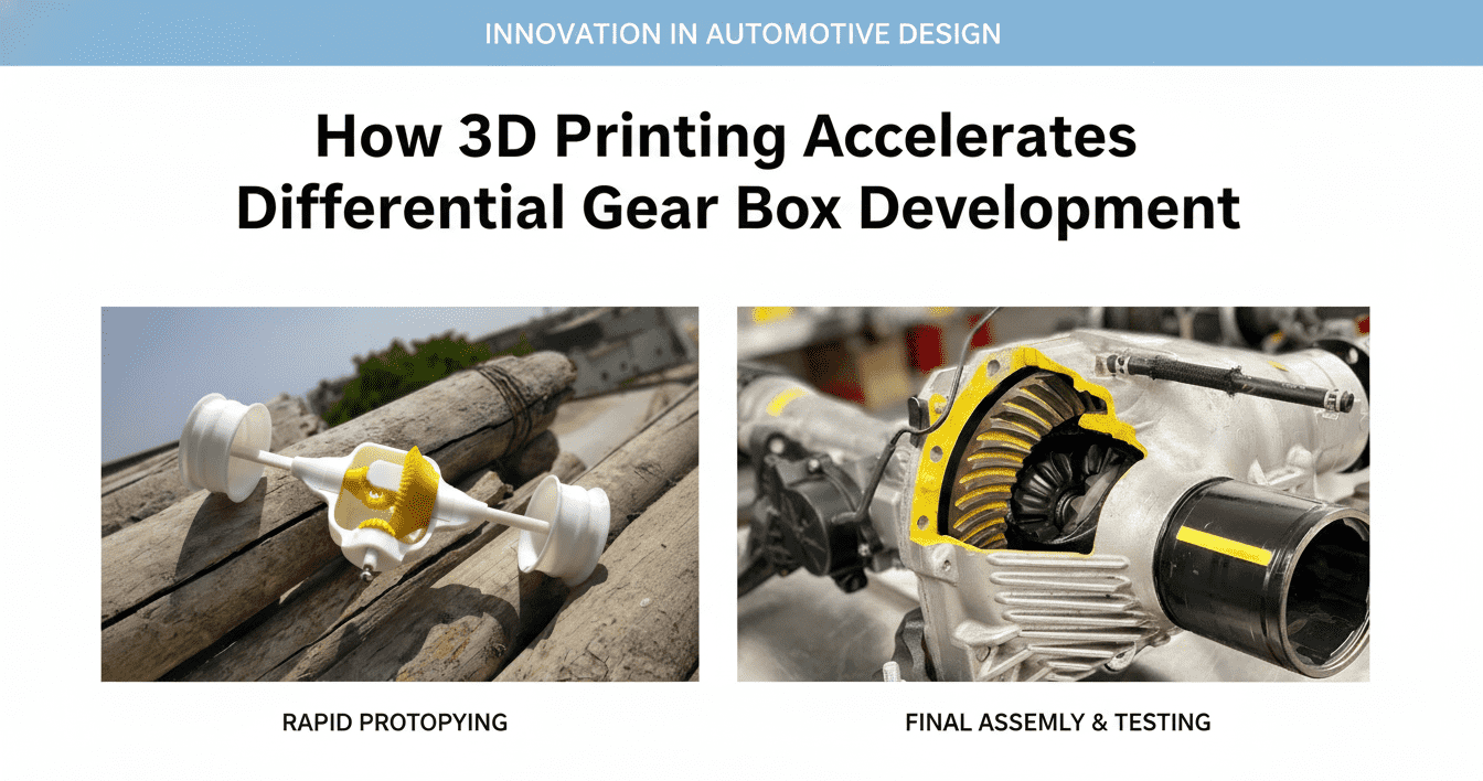 3D Printing for Differential Gearbox Prototyping